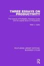 Three Essays On Productivity (Rle: Business Cycles) - Preview