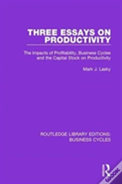 Capa do artigo Three Essays On Productivity (Rle: Business Cycles)