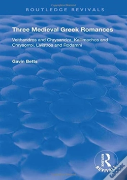 Capa do artigo Three Medieval Greek Romances