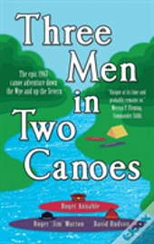 Three Men In Two Canoes