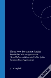 Capa do artigo Three New Testament Studies