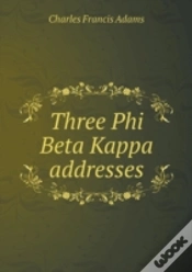 Capa do artigo Three Phi Beta Kappa Addresses