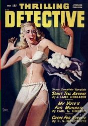 Capa do artigo Thrilling Detective, October 1948