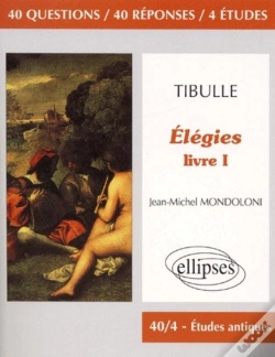 Capa do artigo Tibulle Elegies Livre 1