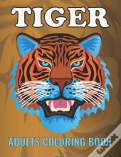 Tiger Adults Coloring Book