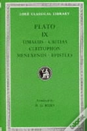 Capa do artigo Timaeus. Critias. Cleitophon. Menexenus. Epistles