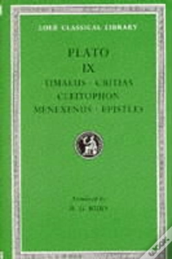 Capa do artigo Timaeus. Critias. Cleitophon. Menexenus. Epistles