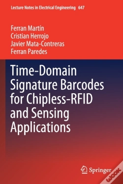 Capa do artigo Time-Domain Signature Barcodes For Chipless-Rfid And Sensing Applications