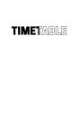 Timetable - Preview