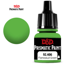 Capa do artigo Tinta Dungeons & Dragons Prismatic Paint - Flameskull Green 8 ml