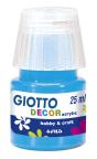Tinta Giotto Acrilica Decor Azul Ciano 538115 25Ml - Preview