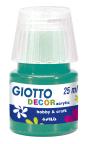 Tinta Giotto Acrilica Decor Verde Esmeralda 538114 25Ml - Preview