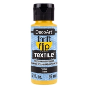 Capa do artigo Tinta P/Tecido Decoart Thrift Flip Amarelo 59Ml Dtfp107-30