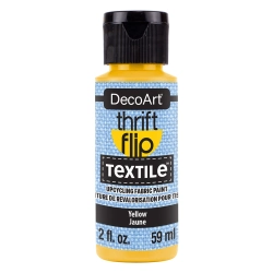 Capa do artigo Tinta P/Tecido Decoart Thrift Flip Amarelo 59Ml Dtfp107-30