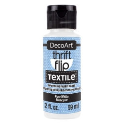 Capa do artigo Tinta P/Tecido Decoart Thrift Flip Branco 59Ml Dtfp101-30