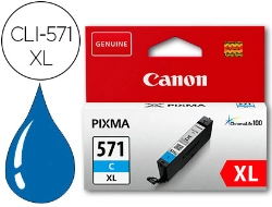 Capa do artigo Tinteiro canon cli-571xl cian pixma mg6852 / ts6050 / ts 8050