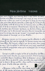 Capa do artigo Tisons ; Cahier De Textes Facsimilés