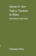 Title To Territory In Africa