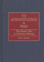 To Acknowledge A War - Preview