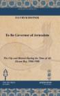 To Be Governor Of Jerusalem - Preview