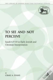 Capa do artigo To See And Not Perceive