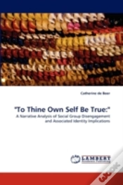 Capa do artigo "To Thine Own Self Be True