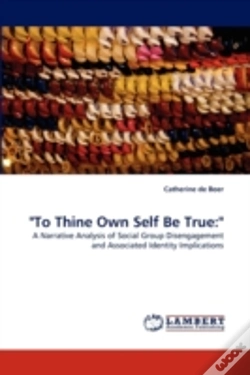 Capa do artigo "To Thine Own Self Be True