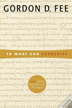 Capa do artigo To What End Exegesis