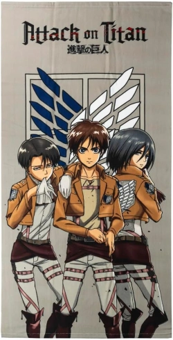 Capa do artigo Microfiber Beach Towel - Attack on Titan