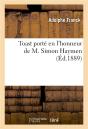 Toast Porte En L'Honneur De M. Simon Haymen - A L'Occasion De L'Anniversaire De Sa Naissance, 29 Dec - Preview