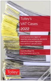Tolley'S Vat Cases 2022