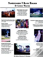 Capa do artigo Tombstones I Have Known
