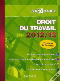 Capa do artigo Top Actuel Droit Du Travail 2012 2013