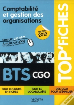 Capa do artigo Top Fiches Bts Cgo Edition 2012 Qcm En Ligne