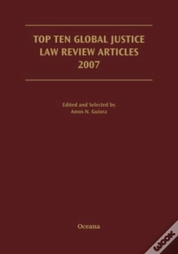 Capa do artigo Top Ten Global Justice Law Review Articles 2007