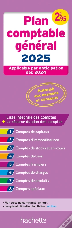 Capa do artigo Top'Actuel : Plan Comptable Général (Édition 2025)