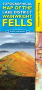 Topographical Map Of The Lake District Wainwright Fells - Preview