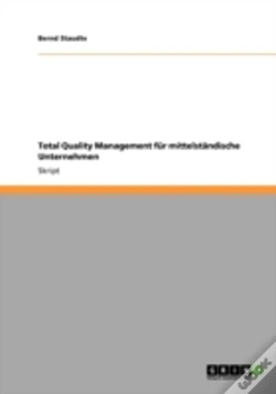 Capa do artigo Total Quality Management Fur Mittelstandische Unternehmen