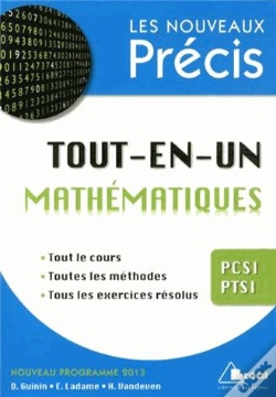 Capa do artigo Tout-En-Un ; Mathématiques Pcsi-Ptsi
