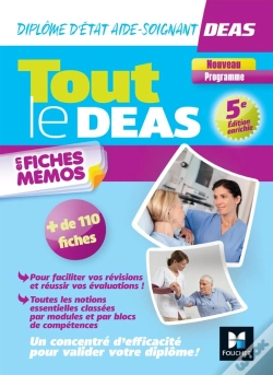 Capa do artigo Tout Le Deas En Fiches Mémos ; Deas : Diplôme D'Etat Aide-Soignant ; Modules 1 À 10 (5e Édition)
