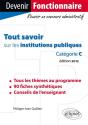 Tout Savoir Sur Les Institutions Publiques. Catégorie C - Preview