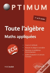 Toute L'Algèbre : Ecg Maths Appliquées