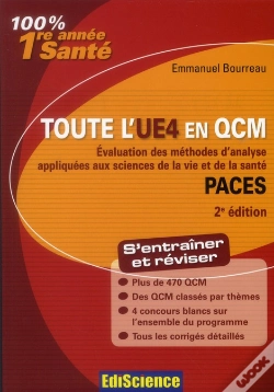 Capa do artigo Toute L'Ue4 En Qcm ; 1ère Année Santé ; Évaluation Des Méthodes D'Analyse Appliquées Aux Sciences De La Vie Et De La Santé (2e Édition)