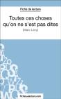 Toutes Ces Choses Qu'On Ne S'Est Pas Dites - Preview