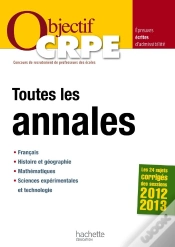 Capa do artigo Toutes Les Annales ; Session 2012/2013