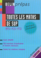 Toutes Les Mathématiques De Sup