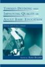 Toward Defining And Improving Quality In Adult Basic Education - Preview