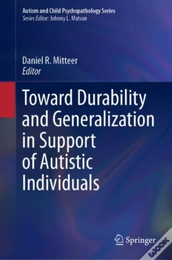 Capa do artigo Toward Durability And Generalization In Support Of Autistic Individuals
