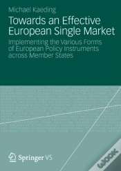 Capa do artigo Towards An Effective European Single Market
