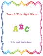 Trace, Color, & Write Sight Words - Preview